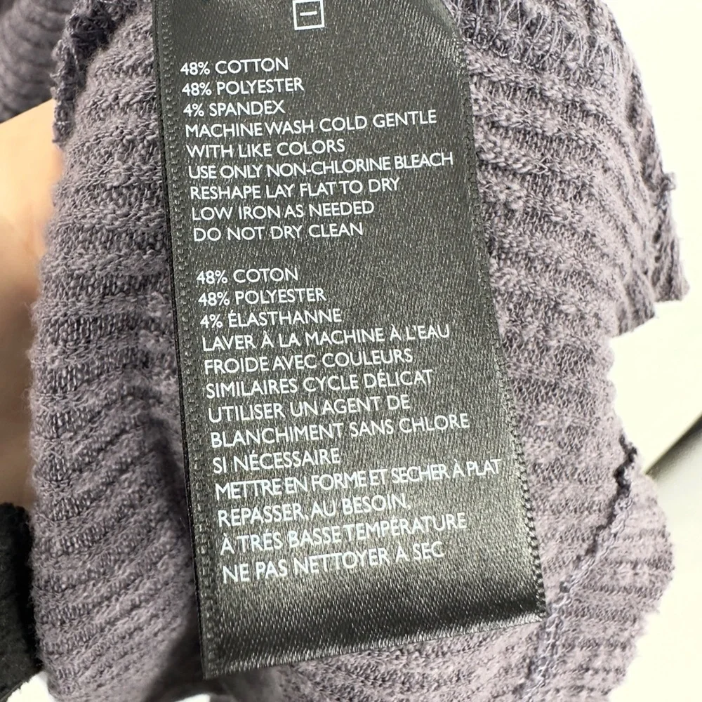 Free People Beach World Traveler Split Back Top Size XS Cowl Neck Boho Thermal - Picture 7 of 11
